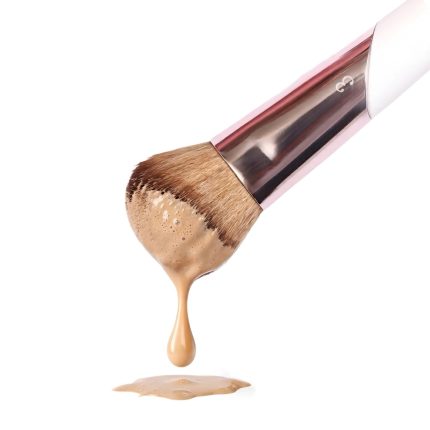 Brocha Nº 3 para Base de Maquillaje – Acabado Uniforme y Natural